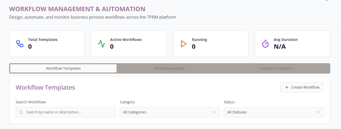 Workflow Management & Automation